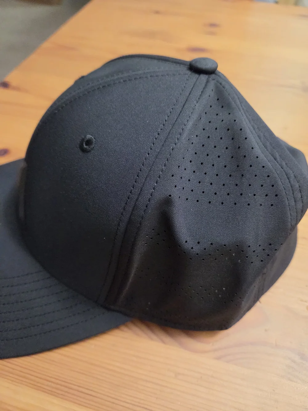 Adidas Men's Black Stretch Fit ClimaCool Performance Hat